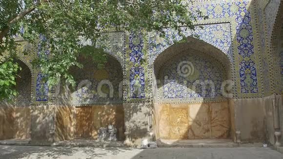 沙清真寺Soleimanieh学校院子视频的预览图