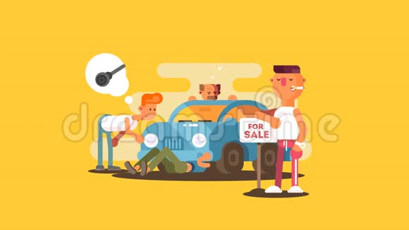 设置汽车销售动画视频的预览图