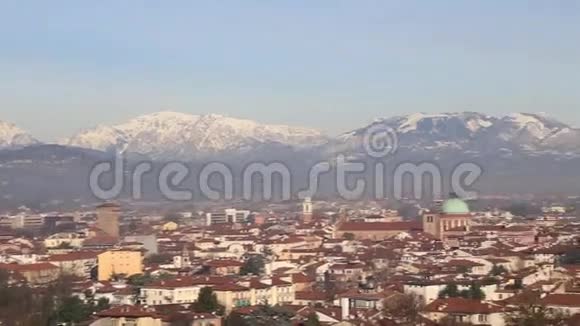 维琴察市维尼托地区意大利全景景观视频的预览图