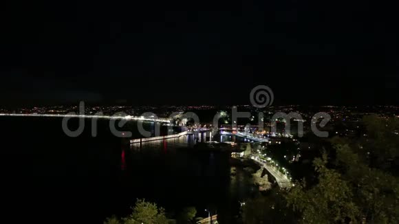晚安尼斯港法国科特德阿祖尔视频的预览图
