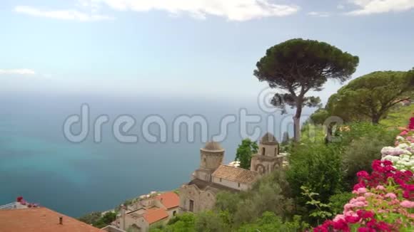 意大利南部拉维洛的美丽景色视频的预览图