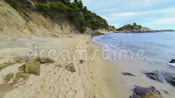 地中海海滩空中景观05视频的预览图
