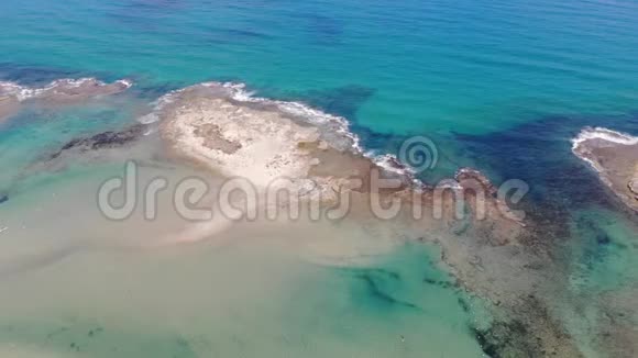 以色列北部的多尔海滩视频的预览图
