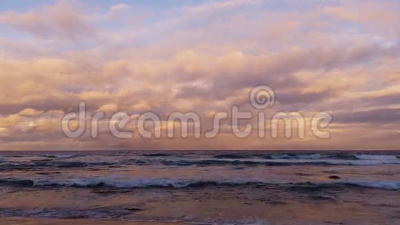 海景日落海洋视频的预览图