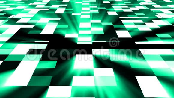 摘要方形技术背景明亮耀斑三维渲染背景计算机生成数字艺术视频的预览图