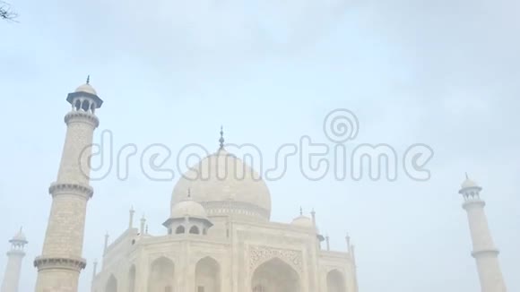 印度北方邦阿格拉泰姬陵倾斜射击视频的预览图