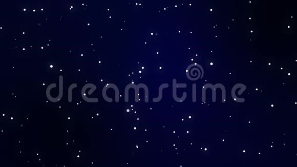 夜空闪耀着黑色蓝色渐变背景的星星视频的预览图