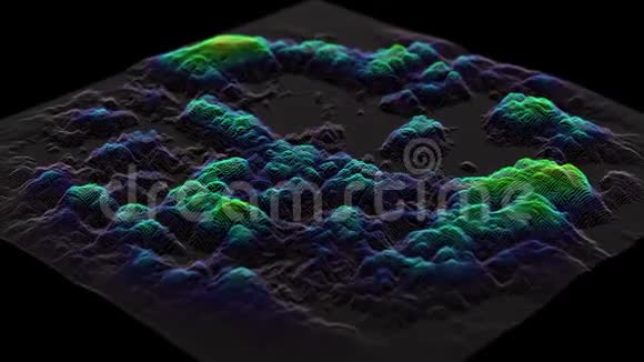运动图色波的形状不断变化视频的预览图