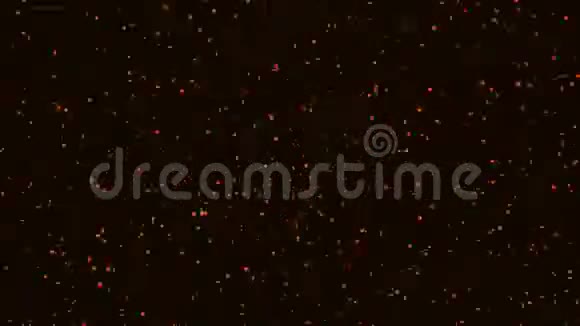 橙色粒子的抽象背景视频的预览图