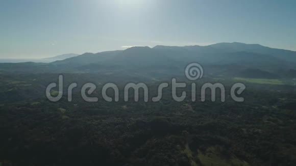 日出时的山景菲律宾吕宋视频的预览图