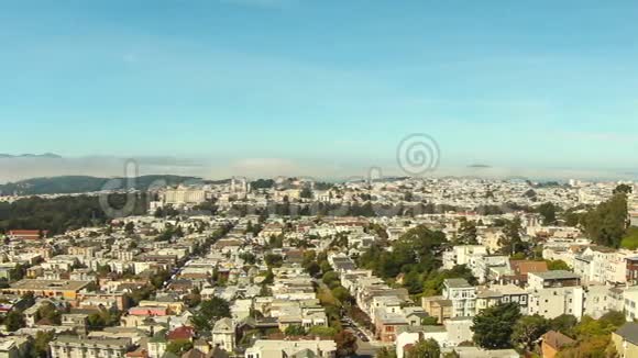 旧金山城市景观时间流逝潘视频的预览图