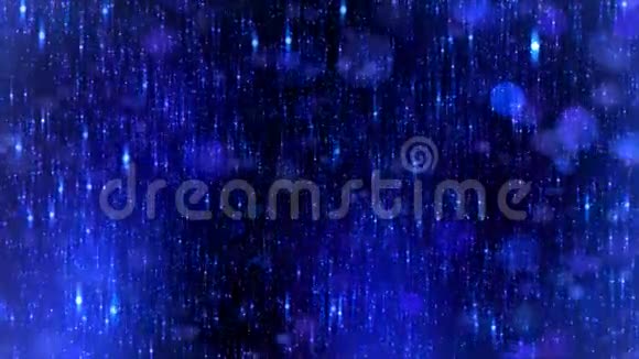 夜空魔术背景蓝色视频的预览图