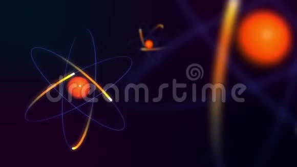 3D动机原子粒子视频的预览图