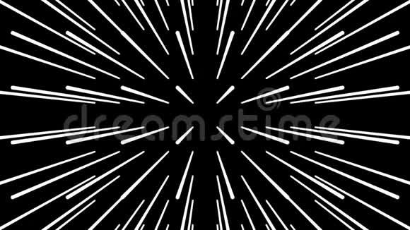 在路上循环慢动作一段录像白黑简单线条背景发光激光器视频的预览图