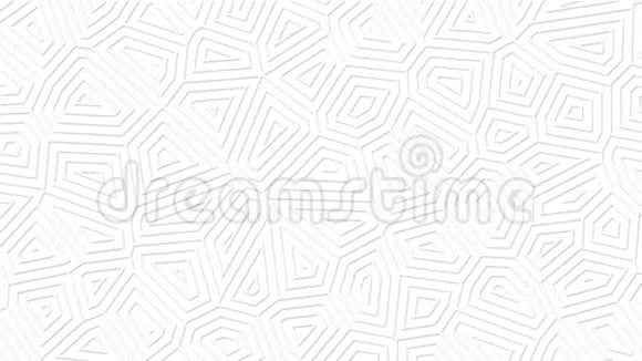 白色洁净抽象几何背景极简主义的细线无休止地移动视频的预览图