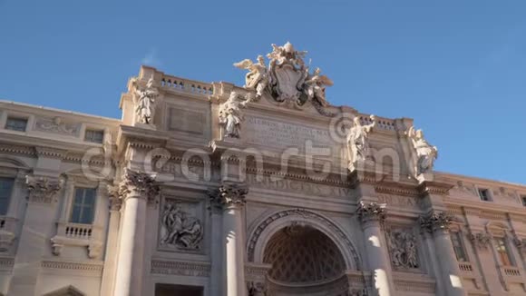 意大利罗马著名的特雷维喷泉视频的预览图