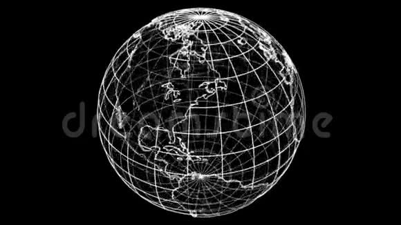 概述地球概念3D插图视频视频的预览图