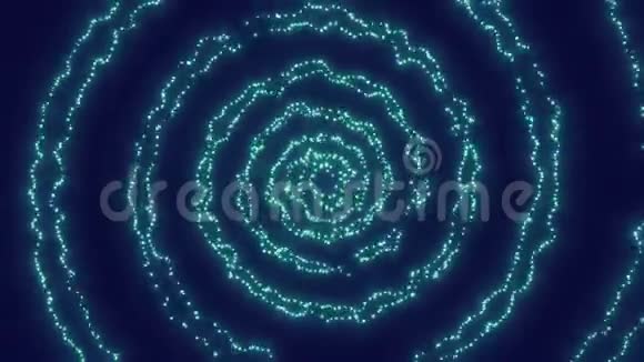 粒子的抽象动画背景视频的预览图