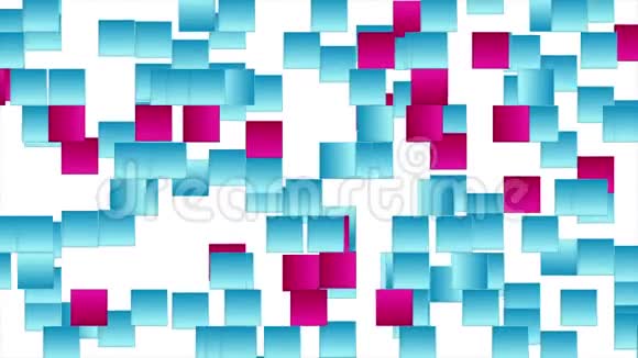 彩色方块抽象高科技视频动画视频的预览图