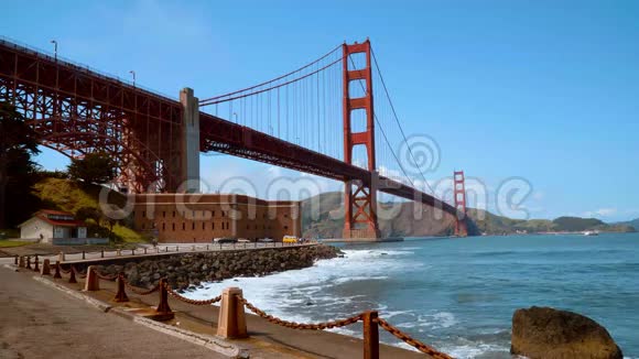 金门大桥旧金山堡视频的预览图