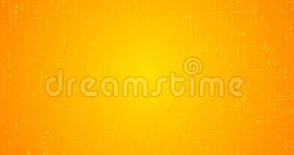 黄色橙色闪烁循环的节日背景视频的预览图