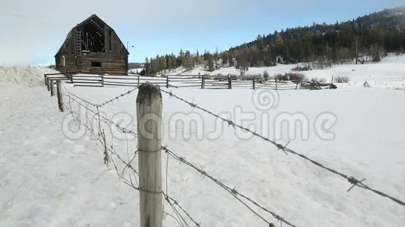 冬季牧场巴恩多利射击视频的预览图