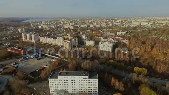 乌克兰特诺皮尔市的鸟瞰图视频的预览图