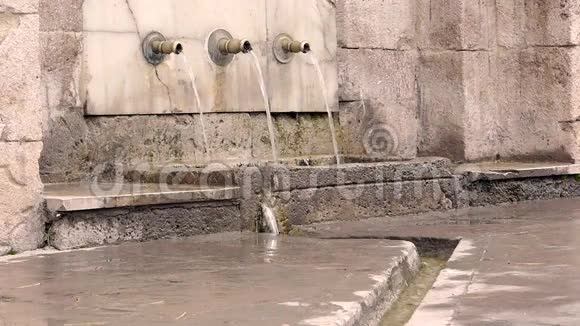 奥斯曼风格安纳托利亚历史喷泉无人2视频的预览图