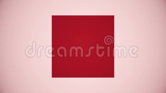 抽象背景用彩色方块无缝环从五颜六色的广场上移动复古图案红色和粉红色视频的预览图