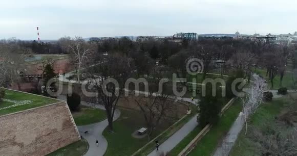 贝尔格莱德堡垒的卡莱梅格丹公园视频的预览图