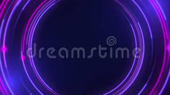 运动紫色圆圈抽象背景视频的预览图
