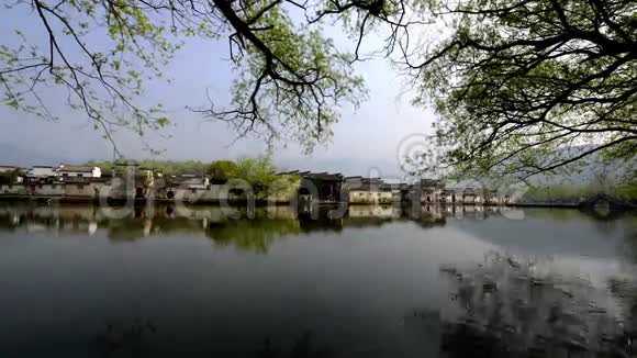 中国安徽宏村美丽景色视频的预览图
