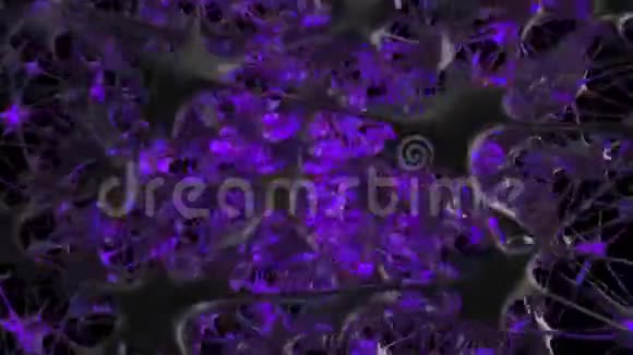 旋转有机形态01紫色视频的预览图