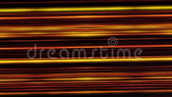 摘要背景与动画的彩色橙色和黄色射线旋转迷幻的抽象视频的预览图