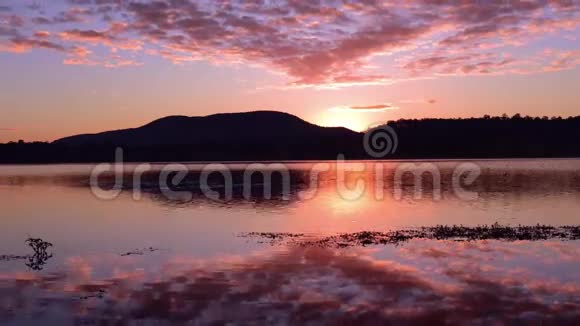 昆士兰州莫格拉湖日落视频的预览图