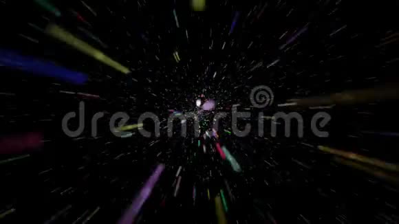 4K星场虫洞空间旅行循环动画视频的预览图