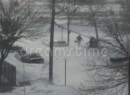 布鲁克林的暴风雪视频的预览图