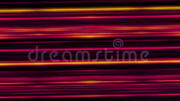 摘要背景与动画的彩色粉红色和黄色射线旋转迷幻的抽象视频的预览图