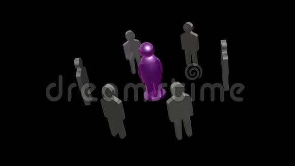 灰色和紫色的男人视频的预览图