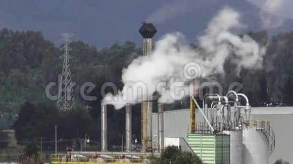 工厂制造工业污染视频的预览图