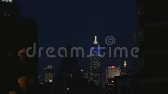 纽约市天际线潘视频的预览图