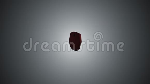 电脑鼠标飞溅3D动画旋转的物体视频的预览图