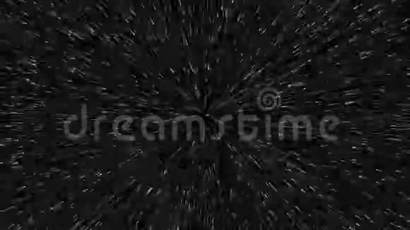 抽象空间旅行运动背景星场模式翘曲运动摘要环路虫洞隧道视频的预览图