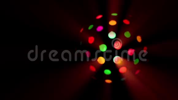 迪斯科球RAYS光球在黑暗的LOOP视频的预览图