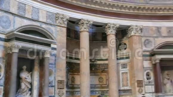 万神殿内部意大利罗马视频的预览图