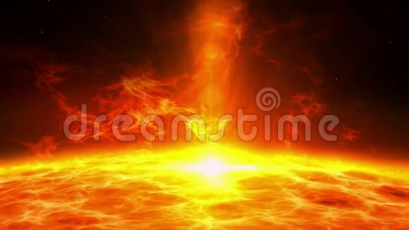 太阳表面的等离子体物质喷发视频的预览图