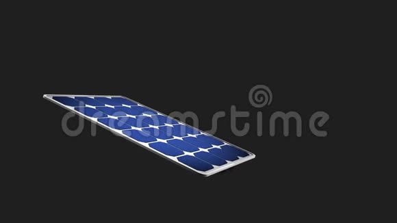 动画3D显示太阳能电池板在360度旋转时是如何被分成不同的部分的每个部分的名称都会出现视频的预览图