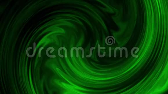 绿色抽象线涡VJ环运动背景视频的预览图