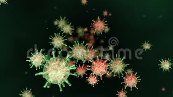 在医用试管中移动病毒细胞视频的预览图