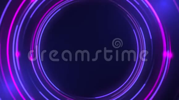 运动紫色圆圈抽象背景视频的预览图